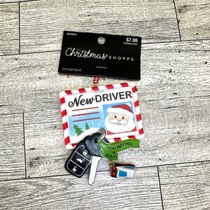 Brand NWT The Christmas Shoppe 2024 New Driver w/Key Set Christmas Ornament